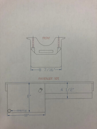 Chevy 409 Pan Kit  part # 1085